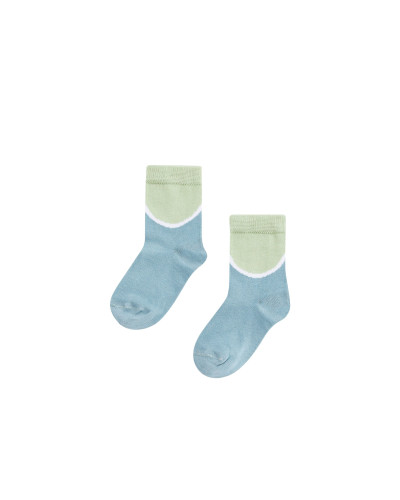 Socks- smokeblue/mint