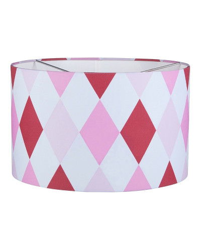 Hanging lamp round - Lozenge mint & beige