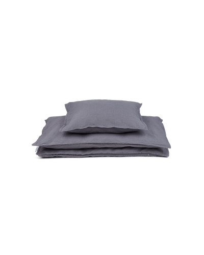 Louise single bedding - stone grey