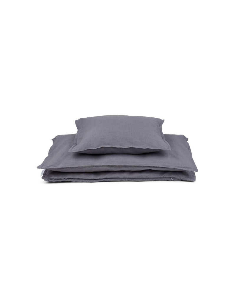 Louise single bedding - stone grey