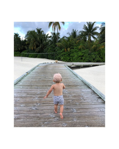 Otto swim pants - Panda dumbo grey