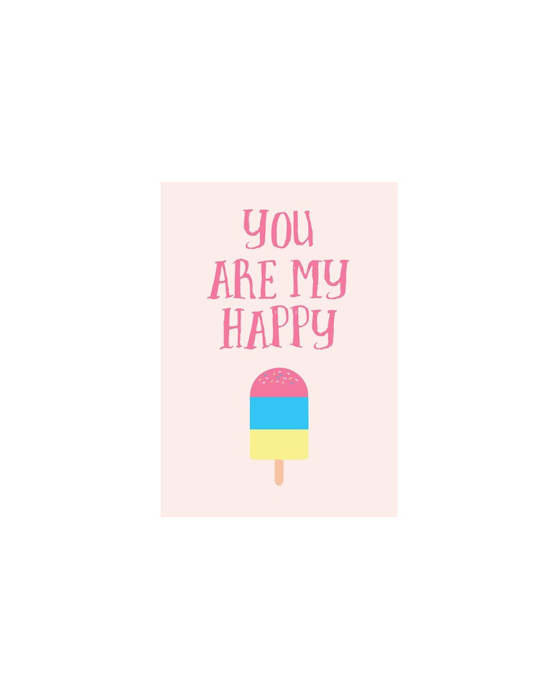 You are my happy quote decal