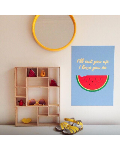 I'll eat you up quote decal