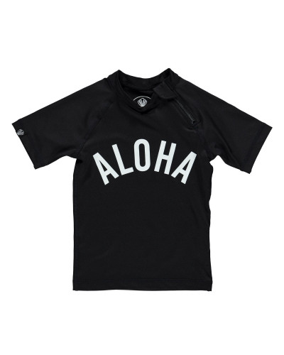 "Aloha tee"  UV swim tee