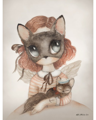 Mrs. Mighetto  18X24 MISS Charlie, 18x24cm