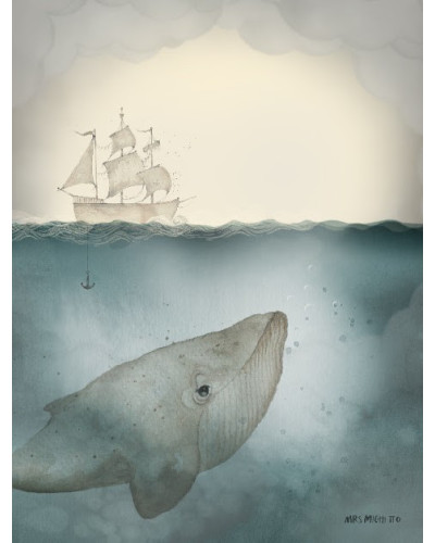 Mrs. Mighetto  Ocean, 18x24cm