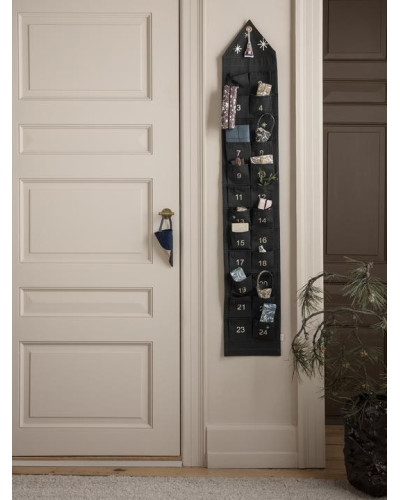 NEW Star Christmas Calendar narrow  - green