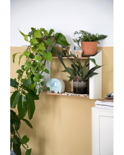 Embrace shelf, double, classic white