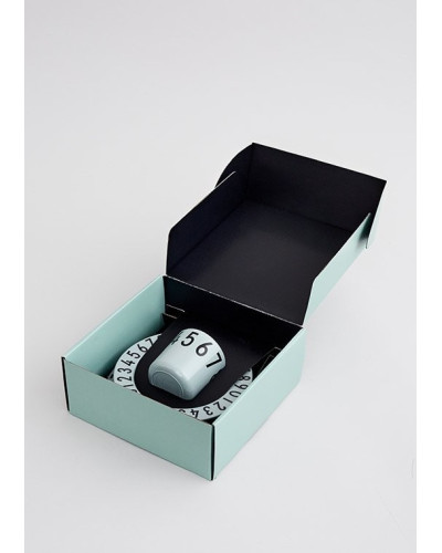Eat and Learn dinner set - numbers mint