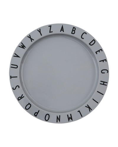 ABC plate- Tritan grey