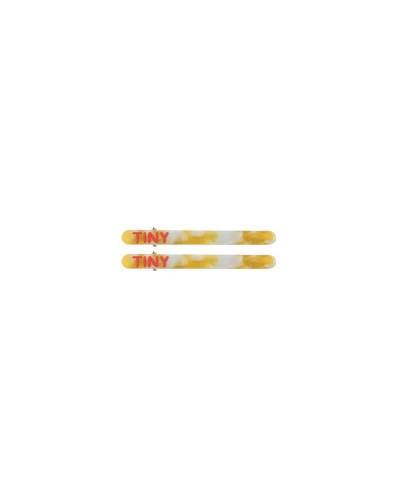 HAIR CLIPS - yellow