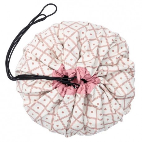 Play and go playmat and storage bag -  geo coral