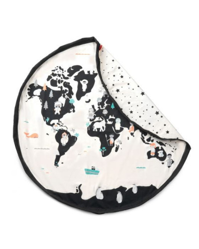Play and go playmat and storage bag -  worldmap