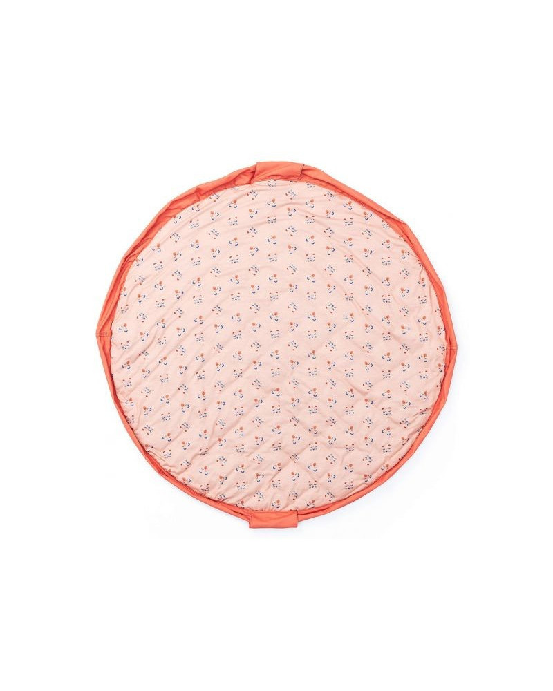 Play and go soft baby playmat and storage bag -  Animal faces