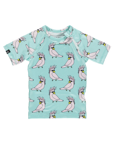 "Crazy Cockatoo"  UV swim tee