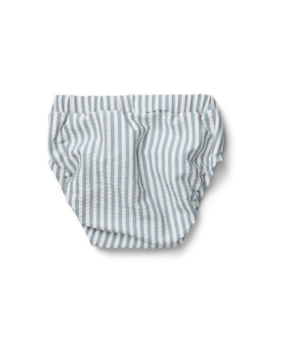 Frej baby boy swim pants - Sea blue/ white