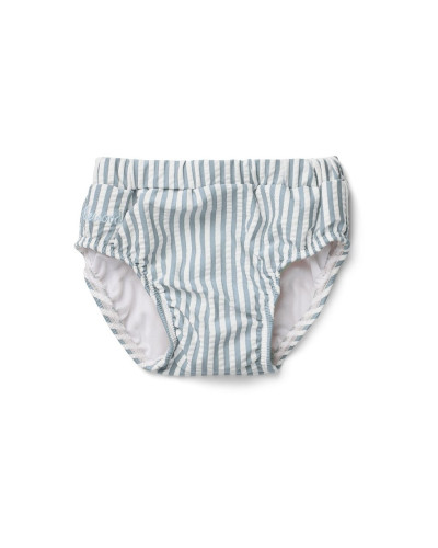 Frej baby boy swim pants - Sea blue/ white