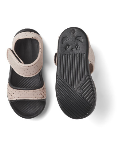 Blumer sandals - Little dot rose