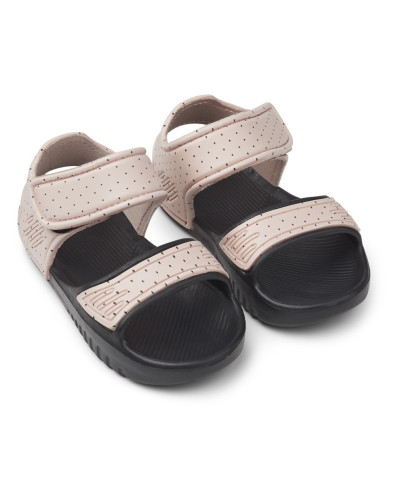 Blumer sandals - Little dot rose