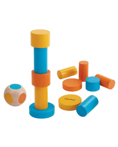 Wooden stacking game