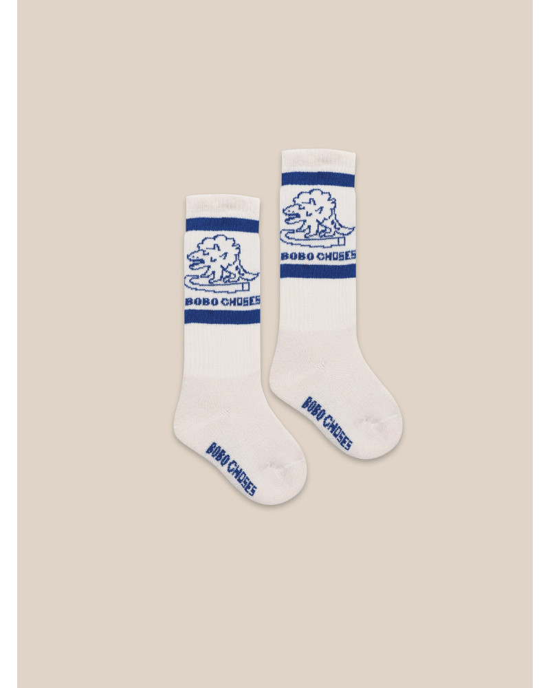 Dino Long socks - baby