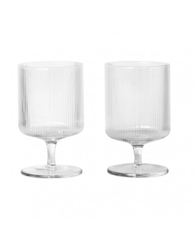 Ripple wine glasses - set of 2