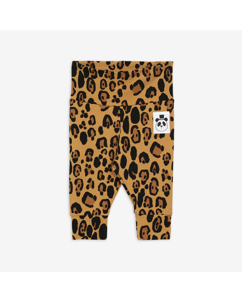 Basic leopard Newborn Leggings