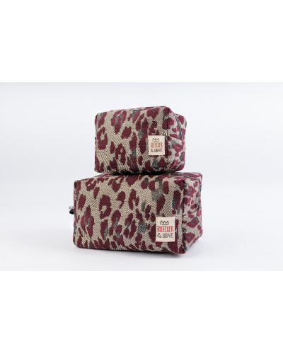 Cube Pouch Leo Bordeaux - Large
