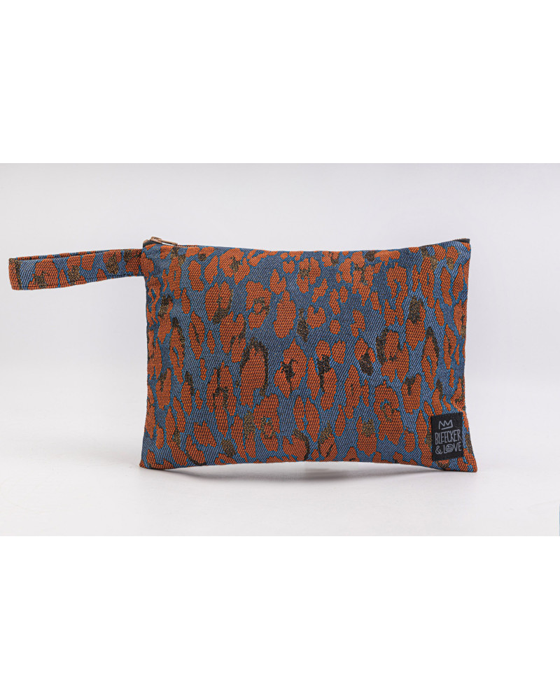 Flat Pouch Leo-Terracotta - Small