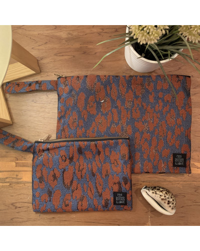 Flat Pouch Leo-Terracotta - Small