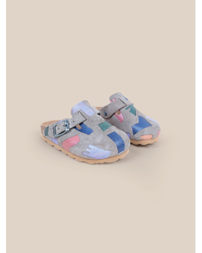 Shadows sheepskin clogs