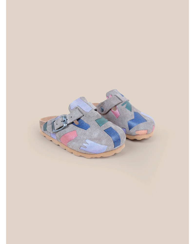 Shadows sheepskin clogs