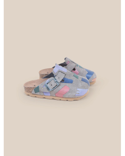 Shadows sheepskin clogs