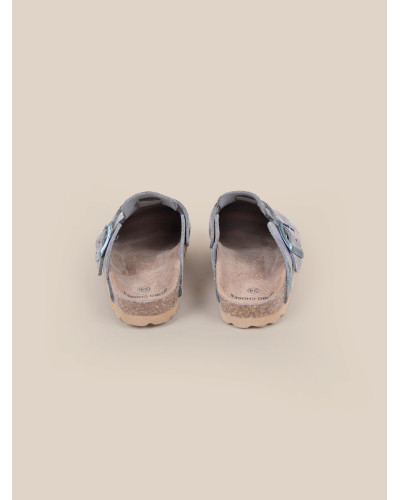 Shadows sheepskin clogs