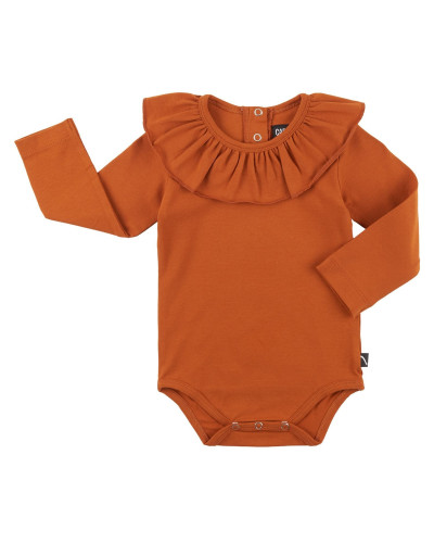 Basic bodysuit big collar