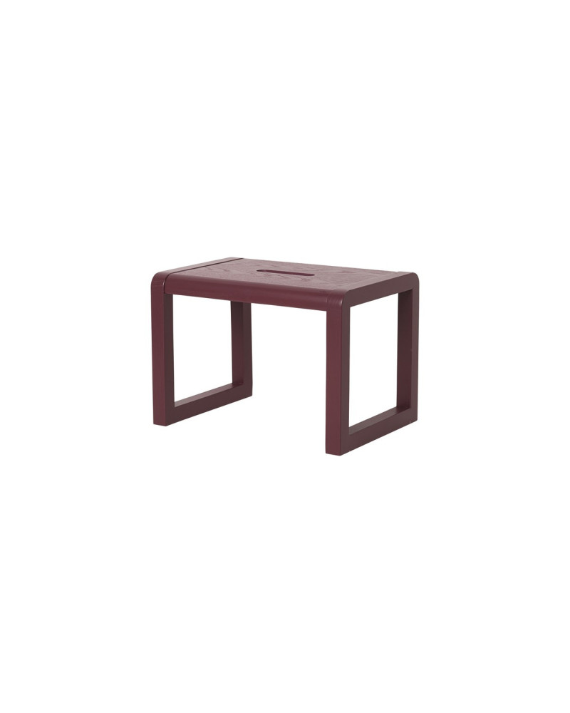 Little Architect stool - bordeaux