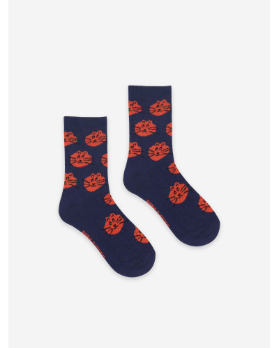 Fun and Cat Jacquard socks - pack of 3