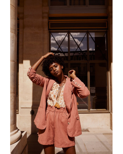 WOMEN shorts Anton - terracotta
