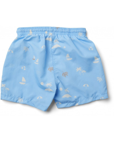 Duke board shorts- seaside sky-blue