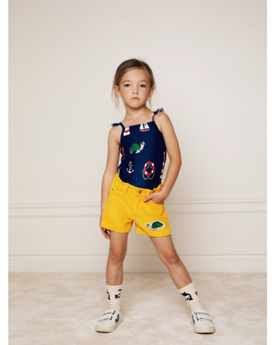 Turtle Float UV Swimsuit With Skirt