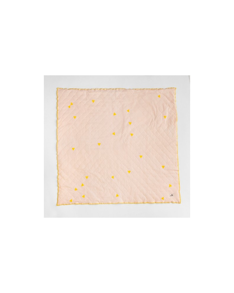 Teepee Quilted Blanket - Rose