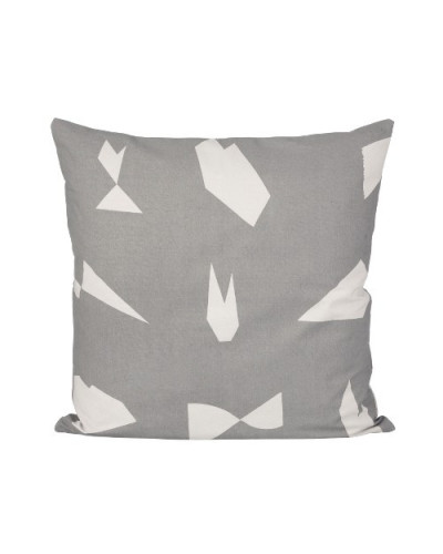 Cut Cushion - grey