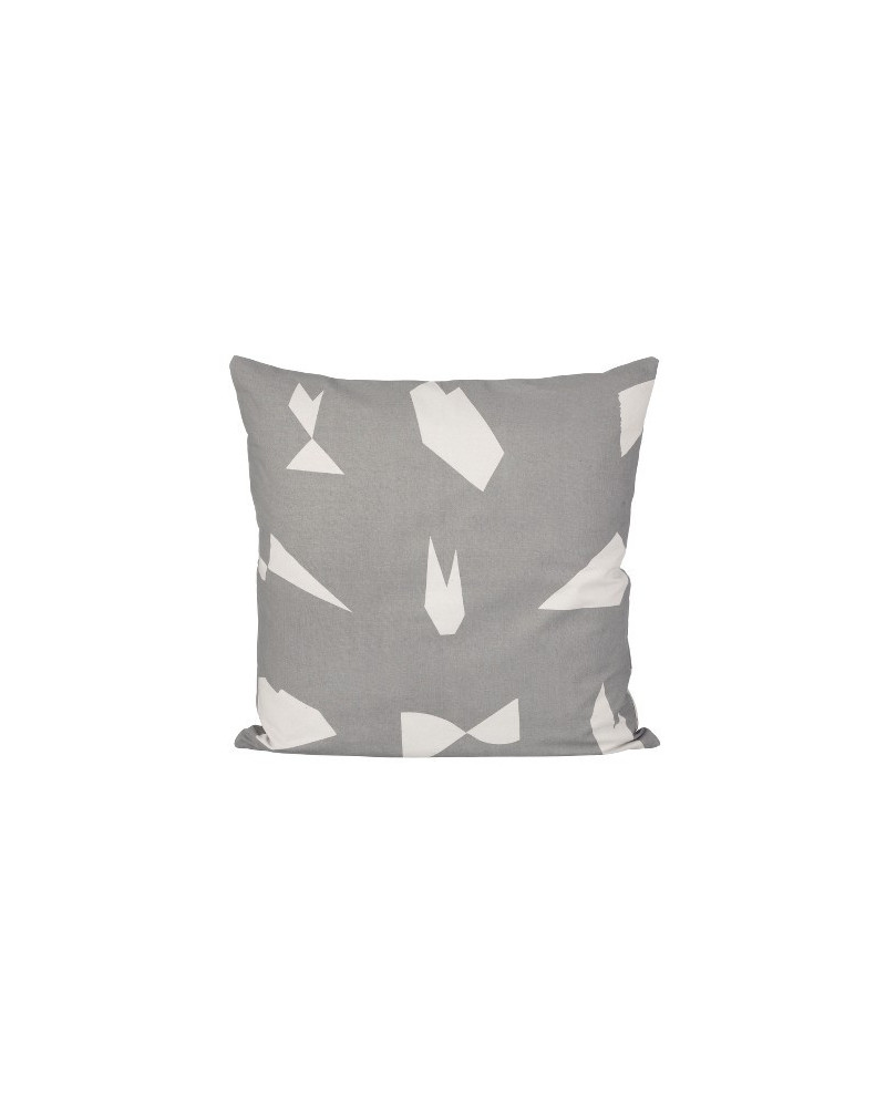 Cut Cushion - grey