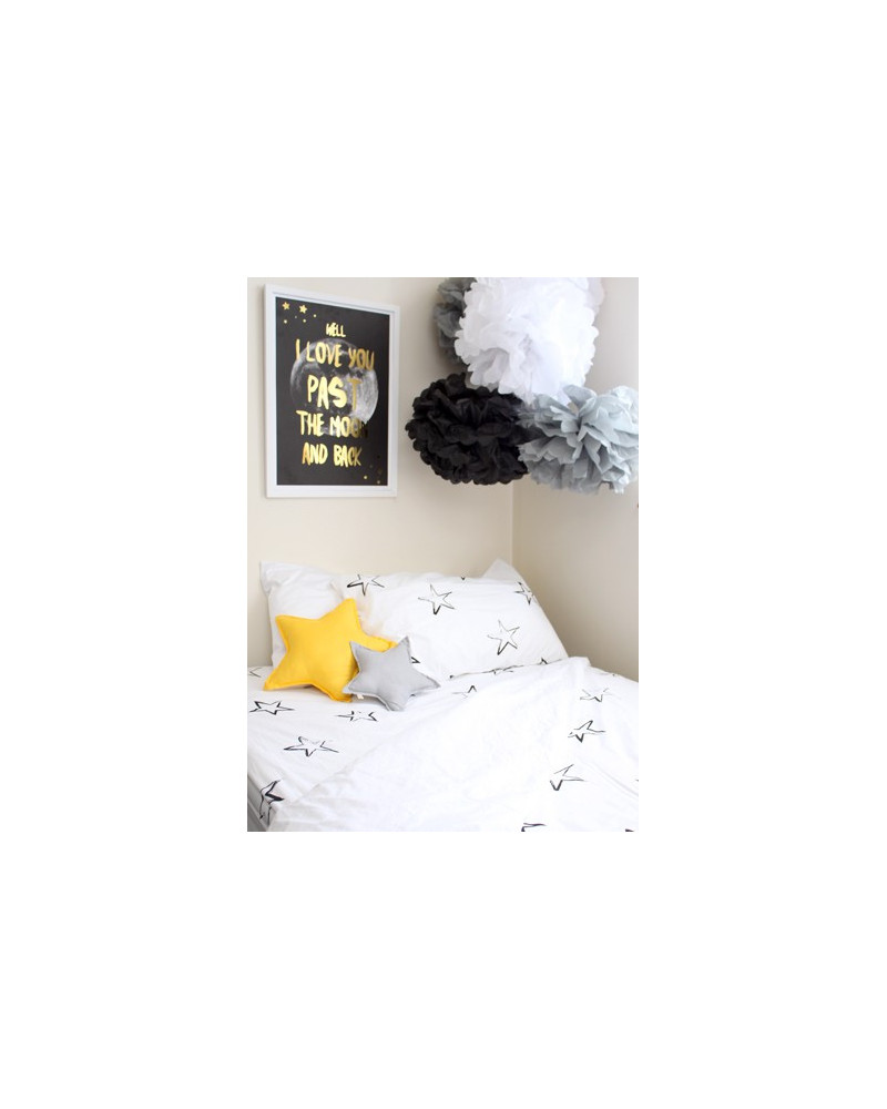 Painted Stripes Pillowcase - Black/White