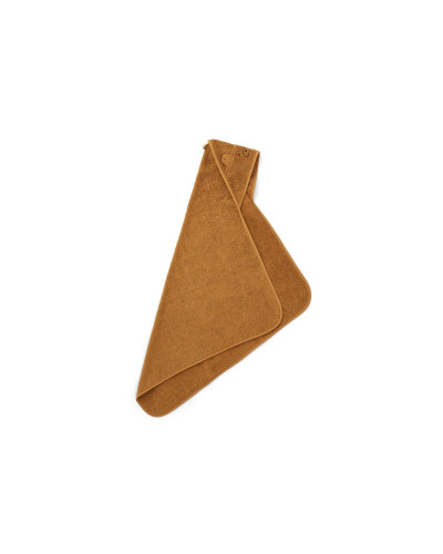 Albert Hooded Baby Towel - Mr bear golden caramel