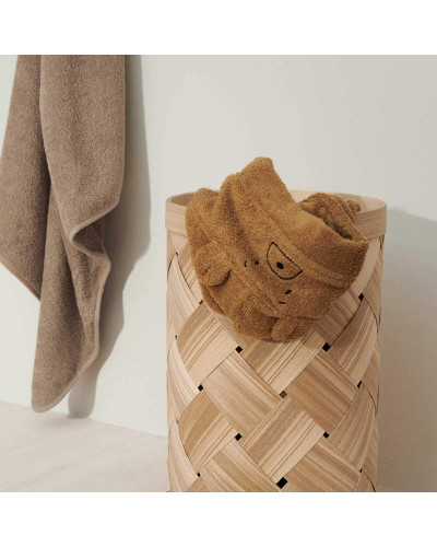 Albert Hooded Baby Towel - Mr bear golden caramel