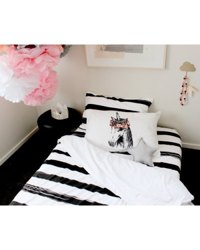 Painted stripe Single Fitted sheet