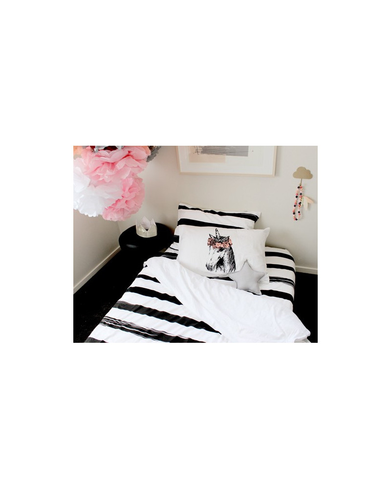 Painted stripe Single Fitted sheet