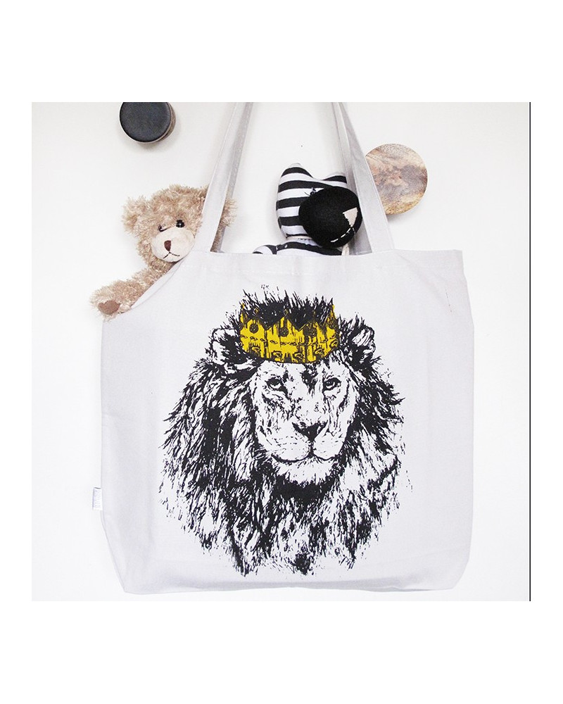 Tote bag Unicorn - Handprinted