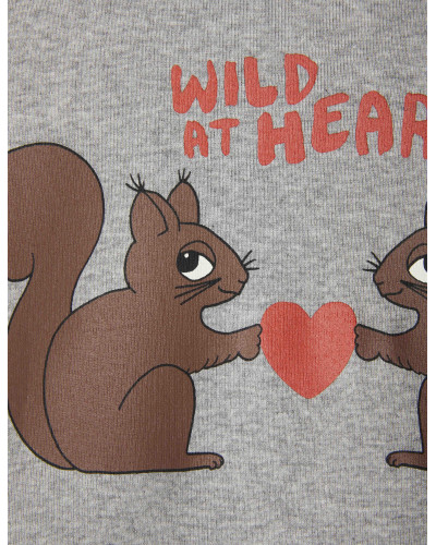 Wild At Heart T-shirt - grey